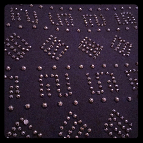 Beaded navy blue Forever 21 shirt - Picture 4 of 5